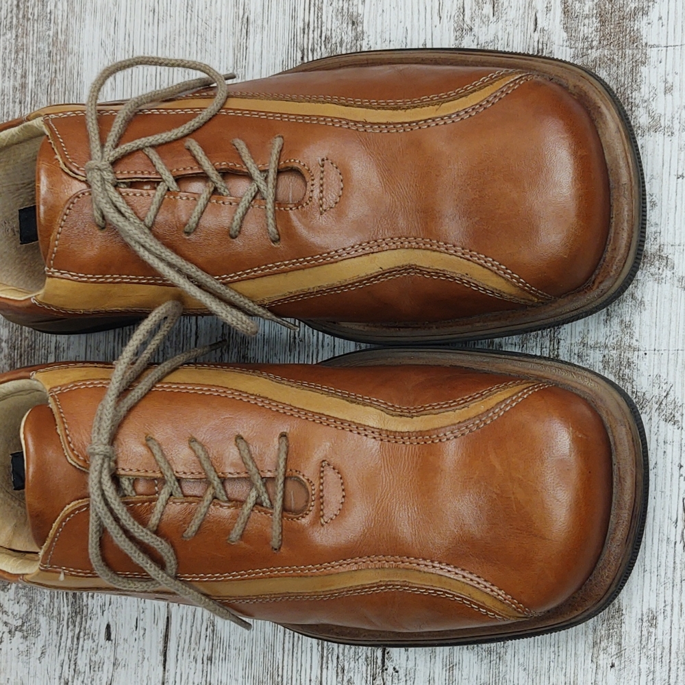 🟪Sz 43 Bed Stu Brown Leather Lace Up Oxford - Picture 6 of 16